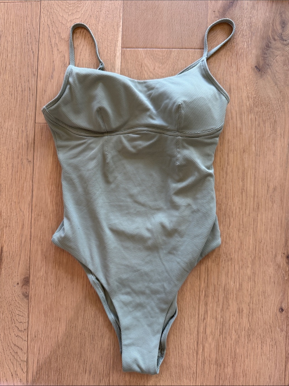 lululemon athletica Sage Green Textured One-Piece Swimsuit